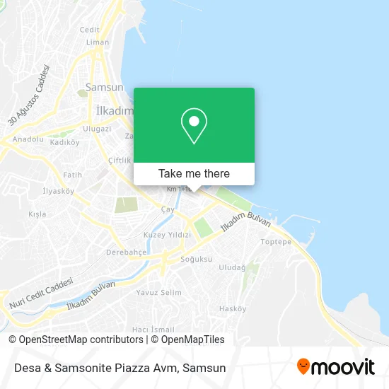 Desa & Samsonite Piazza Avm map