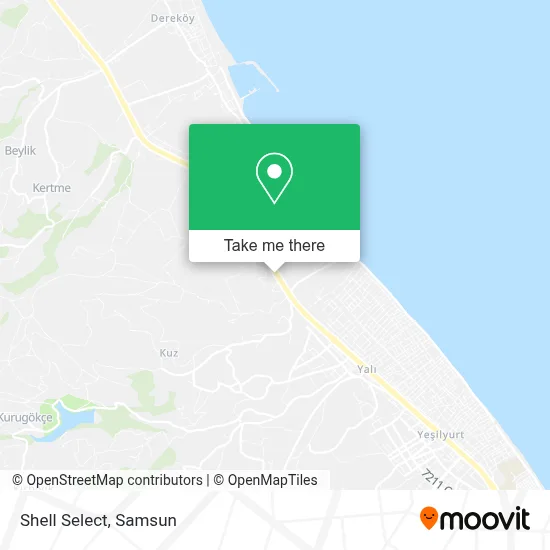 Shell Select map
