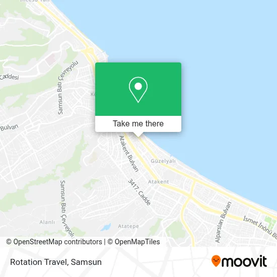 Rotation Travel map