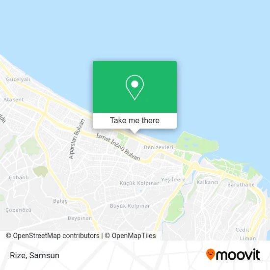 Rize map