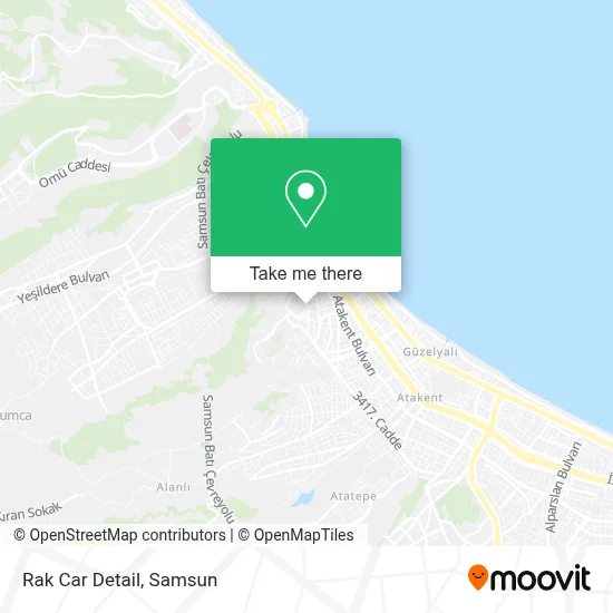 Rak Car Detail map