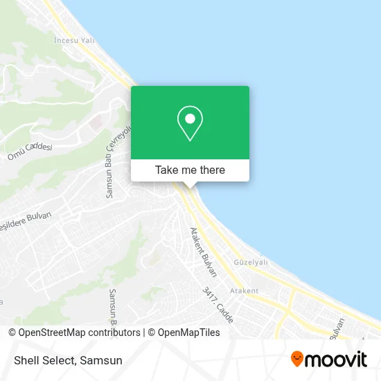 Shell Select map