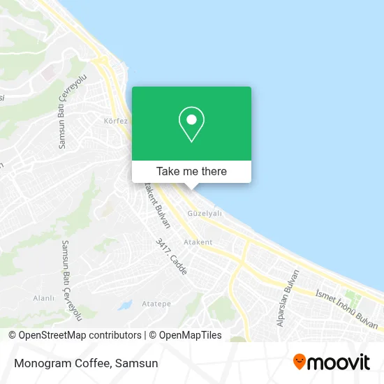Monogram Coffee map
