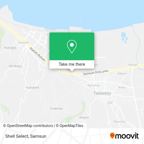 Shell Select map