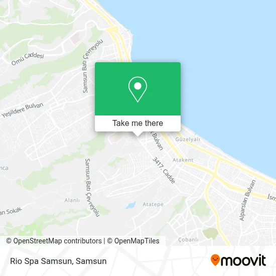 Rio Spa Samsun map