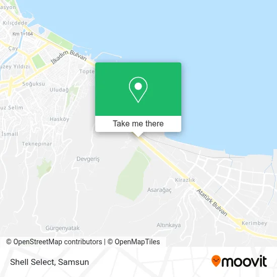 Shell Select map