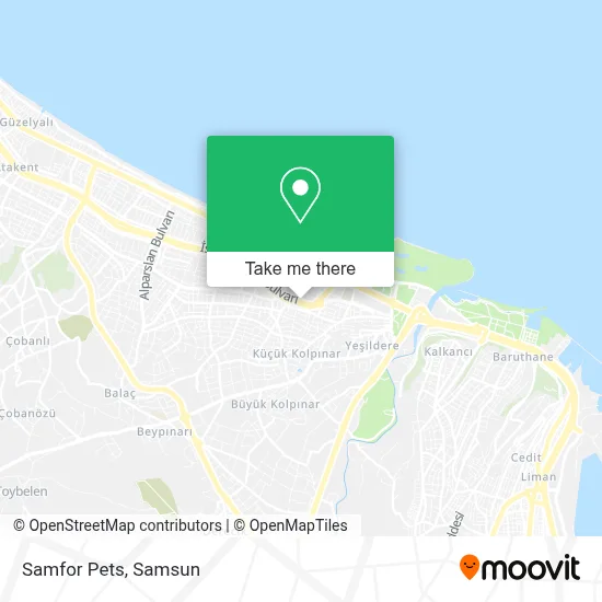 Samfor Pets map
