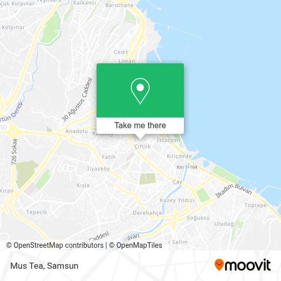 Mus Tea map