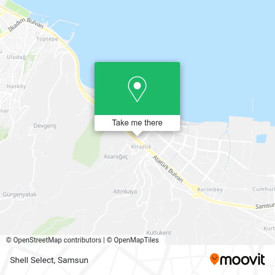 Shell Select map