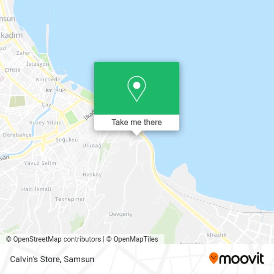 Calvin's Store map