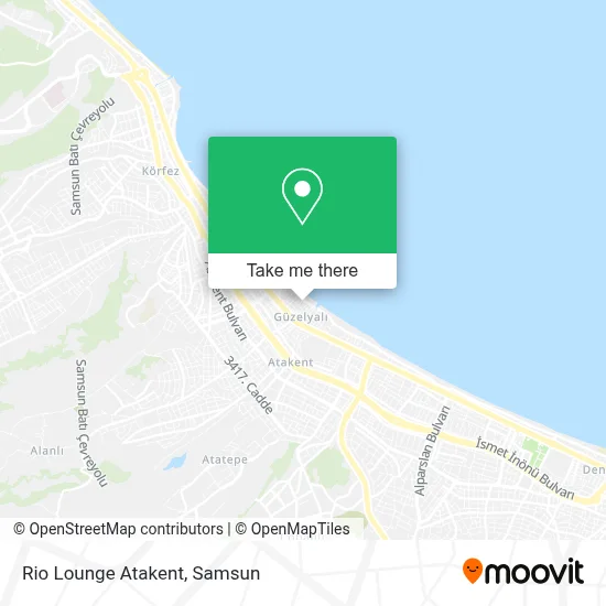Rio Lounge Atakent map