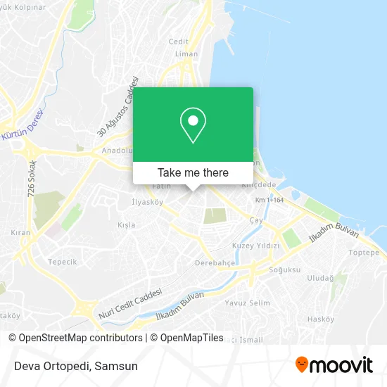 Deva Ortopedi map