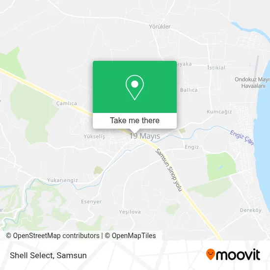 Shell Select map