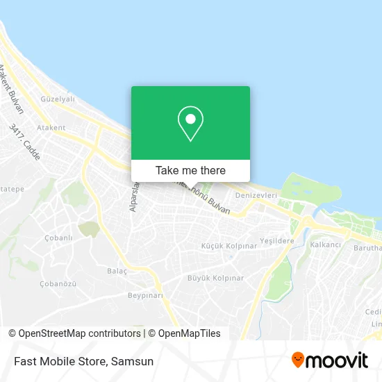 Fast Mobile Store map