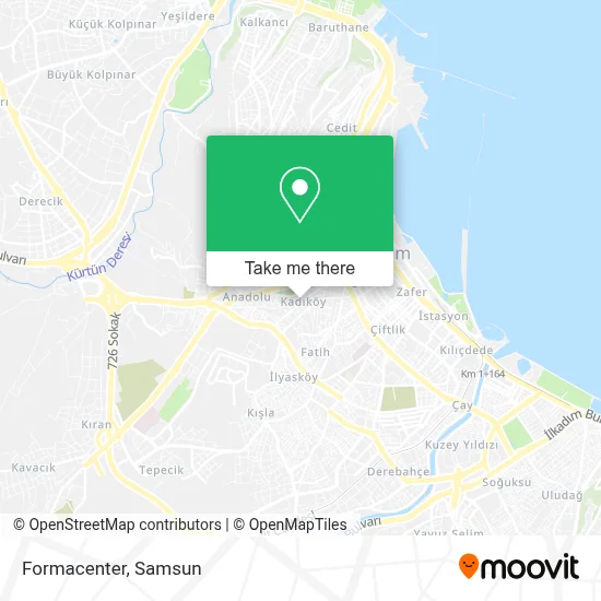 Formacenter map