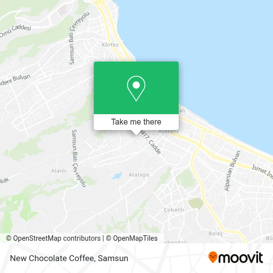 New Chocolate Coffee map