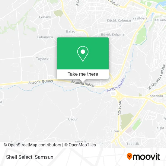 Shell Select map