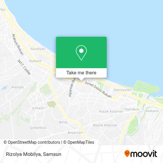 Rizolya Mobilya map