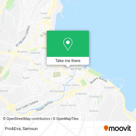 Pro&Eva map