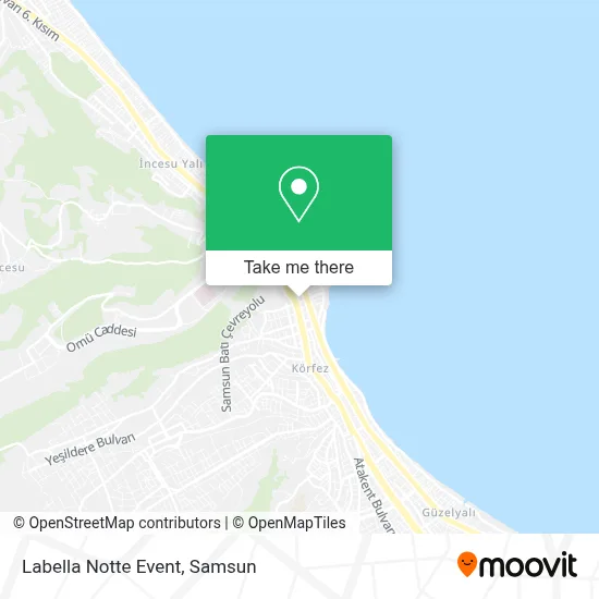 Labella Notte Event map