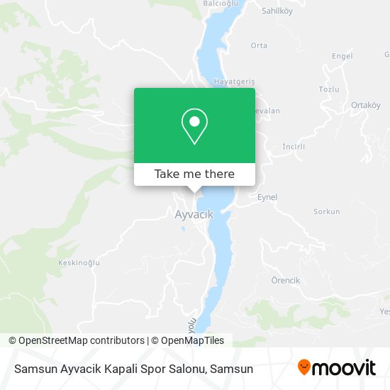 Samsun  Ayvacik Kapali Spor  Salonu map