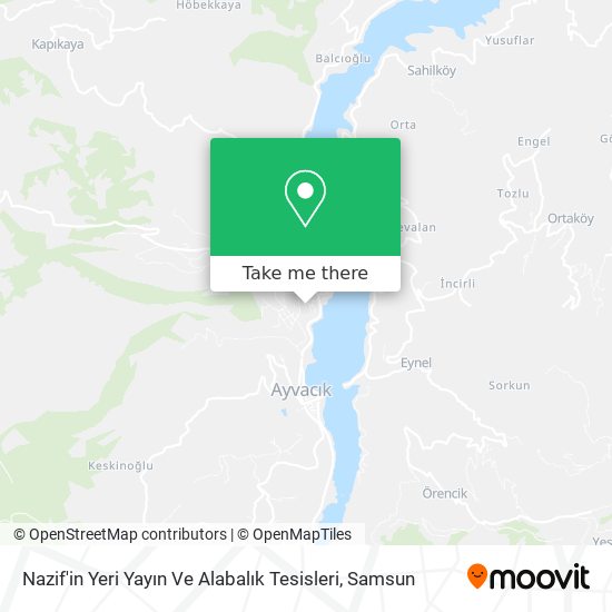 Nazif'in Yeri Yayın Ve Alabalık Tesisleri map