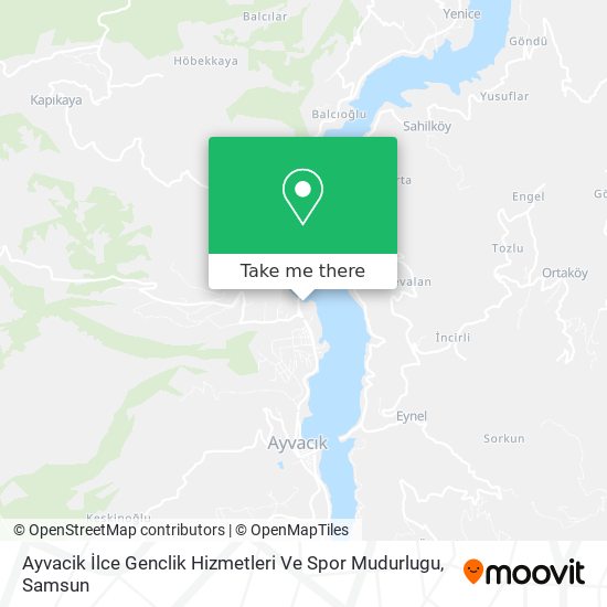 Ayvacik İlce Genclik Hizmetleri Ve Spor Mudurlugu map