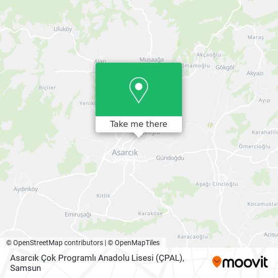 Asarcık Çok Programlı Anadolu Lisesi (ÇPAL) map