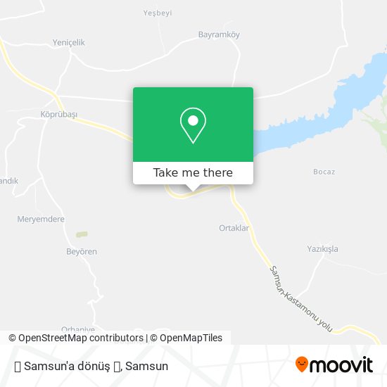 🚌 Samsun'a dönüş 🚍 map