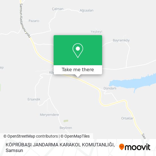 KÖPRÜBAŞI JANDARMA KARAKOL KOMUTANLIĞI map