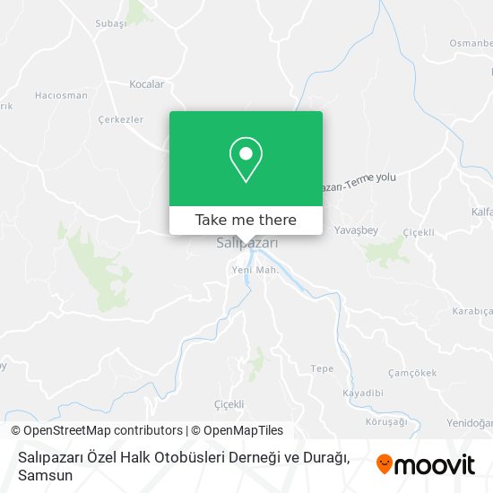 Salıpazarı Özel Halk Otobüsleri Derneği ve Durağı map