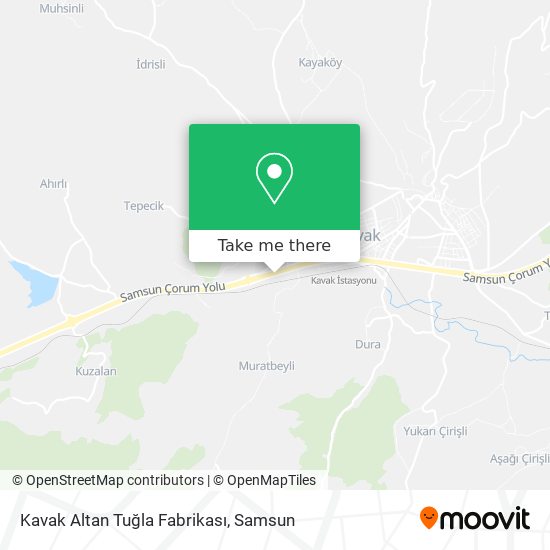 Kavak Altan Tuğla Fabrikası map