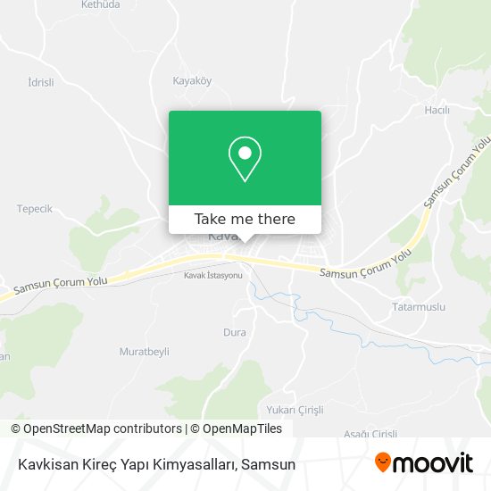 Kavkisan Kireç Yapı Kimyasalları map