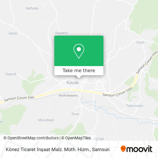 Könez Ticaret İnşaat Malz. Müth. Hizm. map