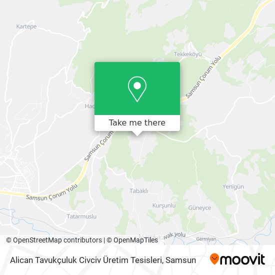 Alican Tavukçuluk Civciv Üretim Tesisleri map