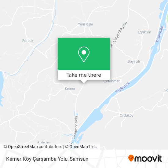 Kemer Köy Çarşamba Yolu map