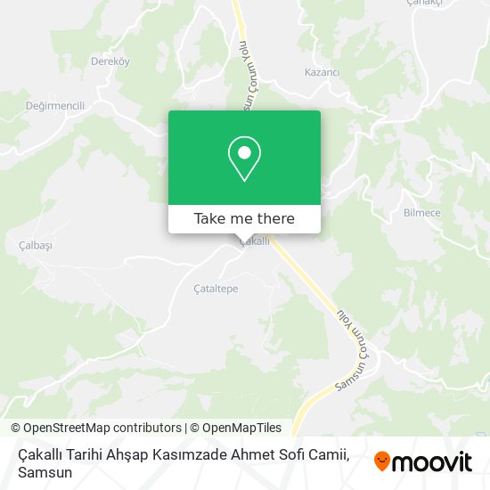 Çakallı Tarihi Ahşap Kasımzade Ahmet Sofi Camii map