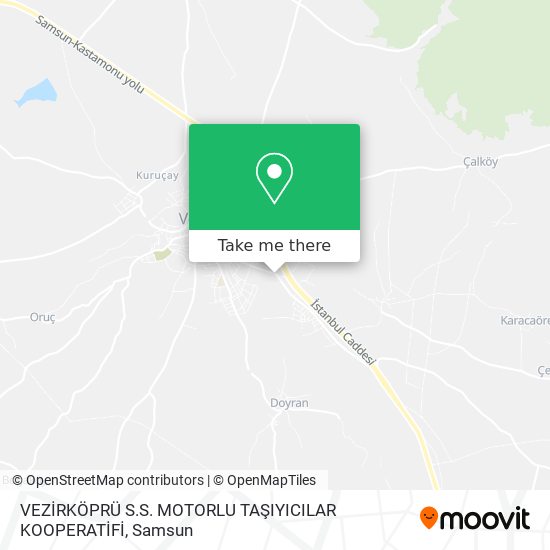 VEZİRKÖPRÜ S.S. MOTORLU TAŞIYICILAR KOOPERATİFİ map