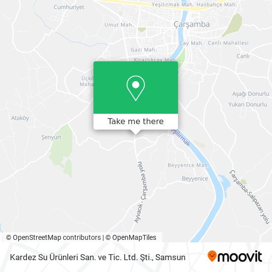 Kardez Su Ürünleri San. ve Tic. Ltd. Şti. map