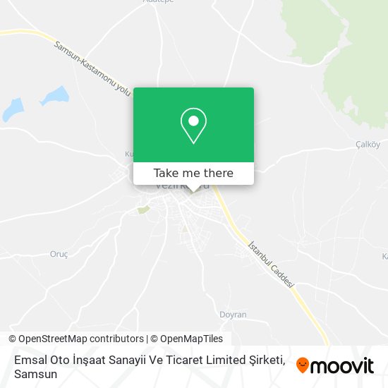 Emsal Oto İnşaat Sanayii Ve Ticaret Limited Şirketi map