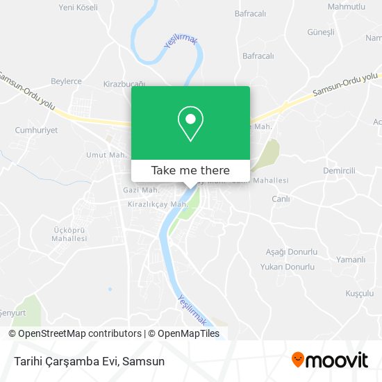 Tarihi Çarşamba Evi map