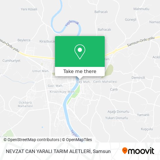 NEVZAT CAN YARALI TARIM ALETLERİ map