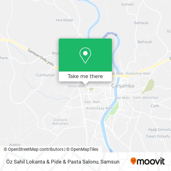 Öz Sahil Lokanta & Pide & Pasta Salonu map