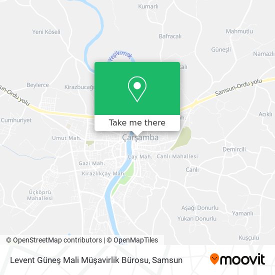 Levent Güneş Mali Müşavirlik Bürosu map