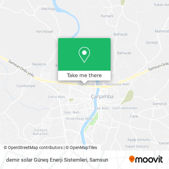 demir solar Güneş Enerji Sistemleri map