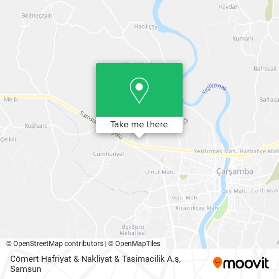 Cömert Hafriyat & Nakliyat & Tasimacilik A.ş map