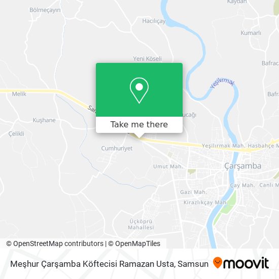 Meşhur Çarşamba Köftecisi Ramazan Usta map