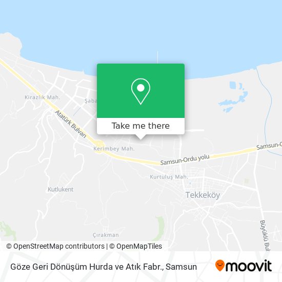 Göze Geri Dönüşüm Hurda ve Atık Fabr. map
