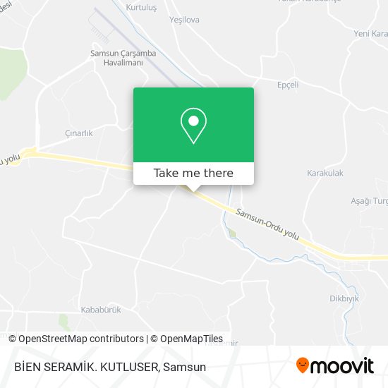BİEN SERAMİK. KUTLUSER map