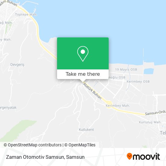 Zaman Otomotiv Samsun map